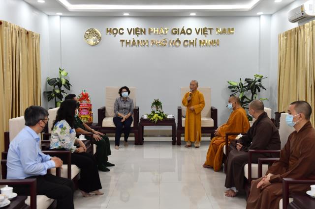 Phái đoàn ứng cử viên đại biểu Quốc hội khóa XV TP.HCM thăm Học viện