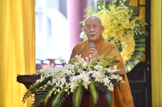 TP.HCM: Chư Tôn đức lãnh đạo Phật giáo 32 tỉnh thành khu vực phía Nam tham dự lễ truy điệu đức Đệ tam Pháp chủ GHPGVN - Đại lão Hòa thượng Thích Phổ Tuệ