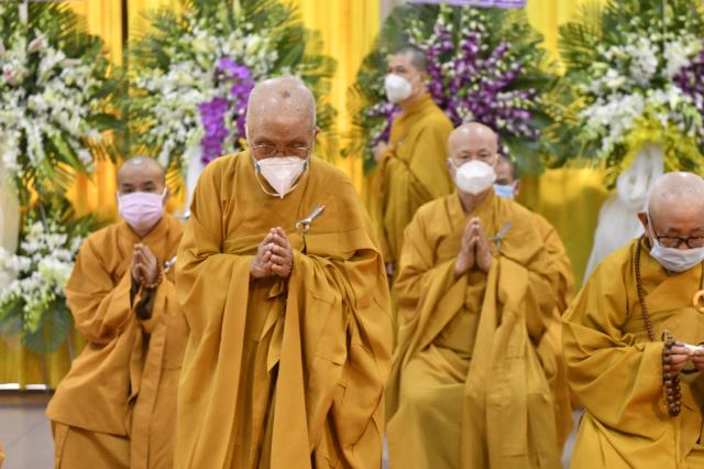 TP.HCM: Chư Tôn đức lãnh đạo Phật giáo 32 tỉnh thành khu vực phía Nam tham dự lễ truy điệu đức Đệ tam Pháp chủ GHPGVN - Đại lão Hòa thượng Thích Phổ Tuệ
