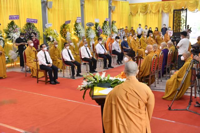 TP.HCM: Chư Tôn đức lãnh đạo Phật giáo 32 tỉnh thành khu vực phía Nam tham dự lễ truy điệu đức Đệ tam Pháp chủ GHPGVN - Đại lão Hòa thượng Thích Phổ Tuệ