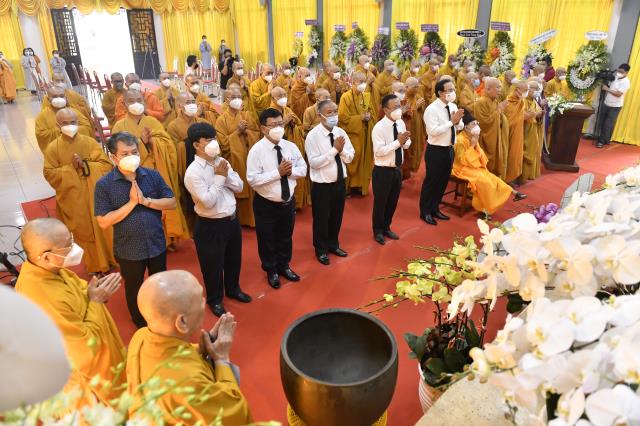 TP.HCM: Chư Tôn đức lãnh đạo Phật giáo 32 tỉnh thành khu vực phía Nam tham dự lễ truy điệu đức Đệ tam Pháp chủ GHPGVN - Đại lão Hòa thượng Thích Phổ Tuệ