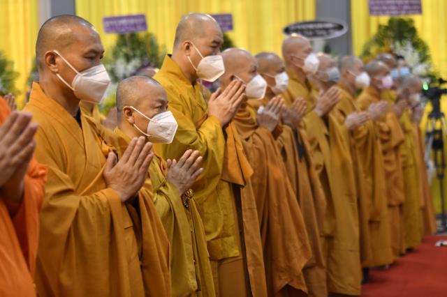 TP.HCM: Chư Tôn đức lãnh đạo Phật giáo 32 tỉnh thành khu vực phía Nam tham dự lễ truy điệu đức Đệ tam Pháp chủ GHPGVN - Đại lão Hòa thượng Thích Phổ Tuệ