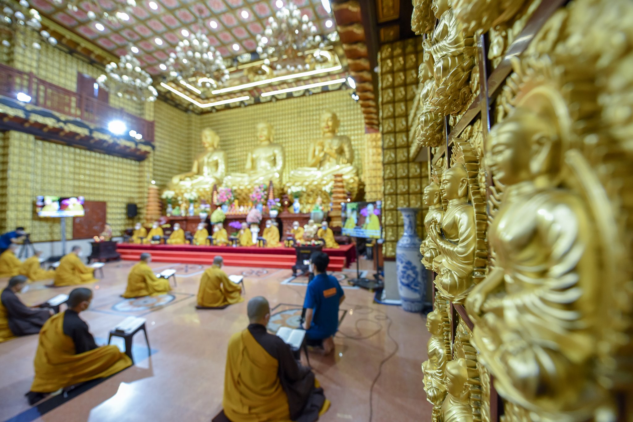 Chùa Giác Ngộ làm lễ cầu nguyện đại dịch COVID-19 tiêu trừ và tưởng niệm các anh hùng thương binh, liệt sỹ