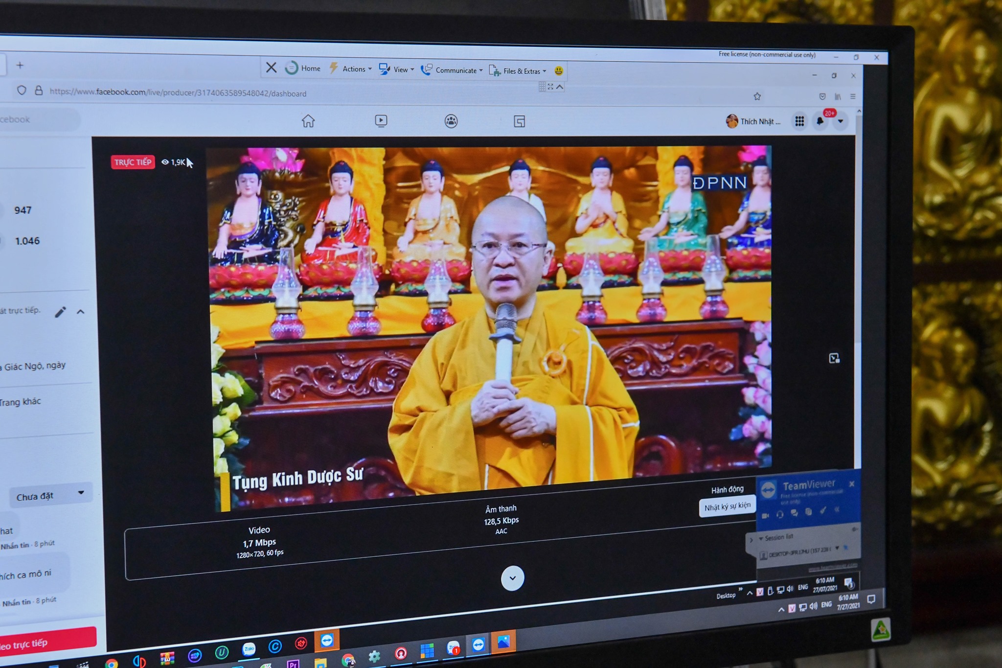 Chùa Giác Ngộ làm lễ cầu nguyện đại dịch COVID-19 tiêu trừ và tưởng niệm các anh hùng thương binh, liệt sỹ