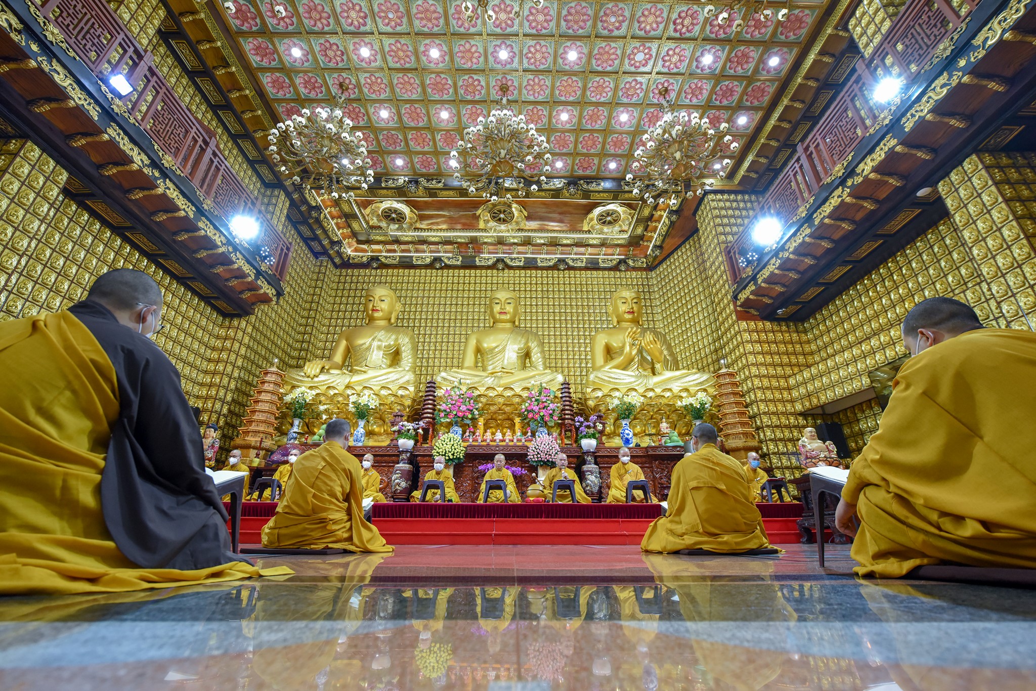 Chùa Giác Ngộ làm lễ cầu nguyện đại dịch COVID-19 tiêu trừ và tưởng niệm các anh hùng thương binh, liệt sỹ