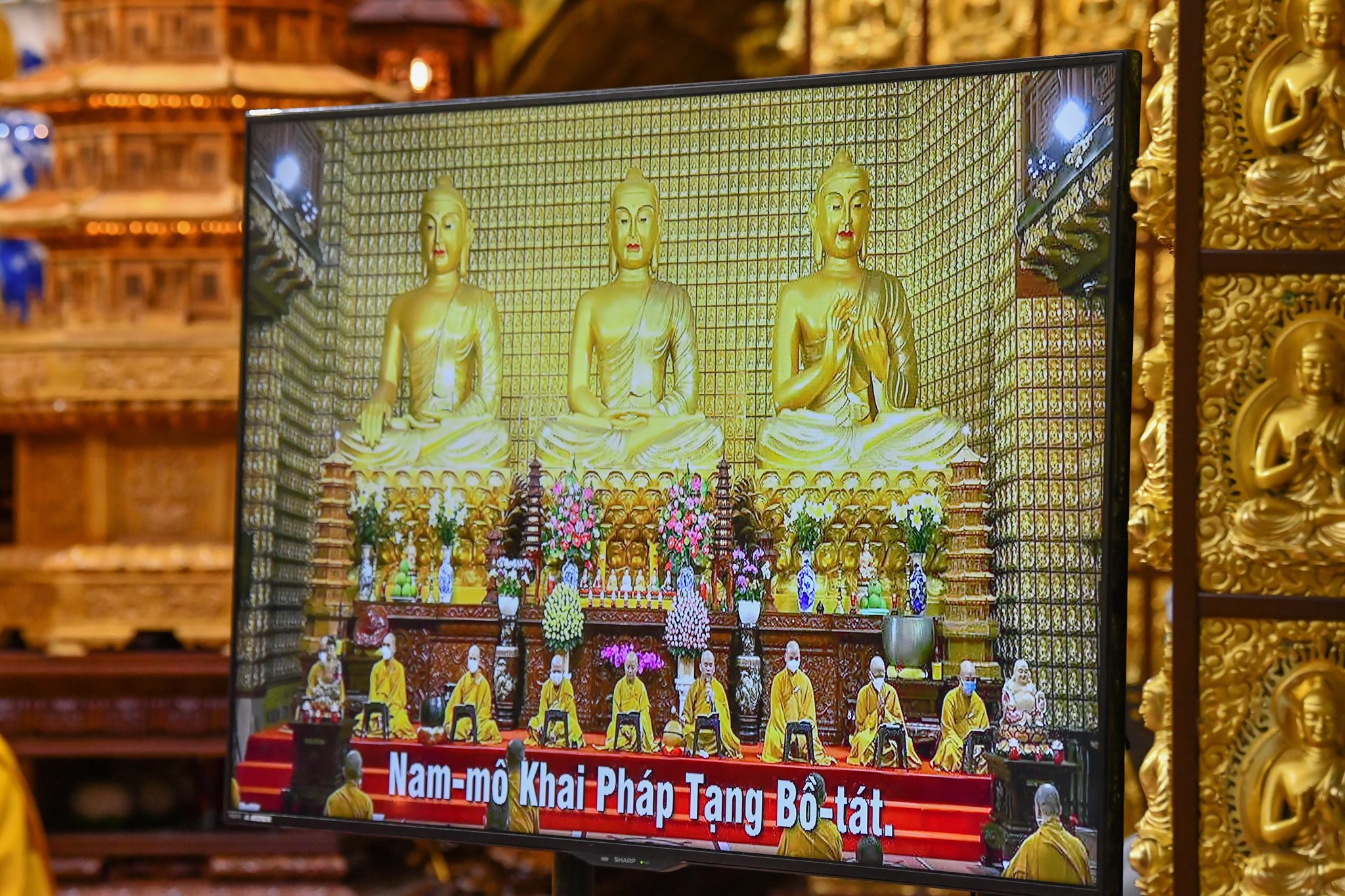 Chùa Giác Ngộ làm lễ cầu nguyện đại dịch COVID-19 tiêu trừ và tưởng niệm các anh hùng thương binh, liệt sỹ