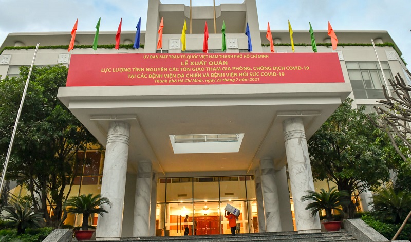TP.HCM: 80 Tăng Ni và Phật tử tham dự Lễ xuất quân đợt 1, tình nguyện phục vụ tại các bệnh viện dã chiến và phục hồi Covid-19