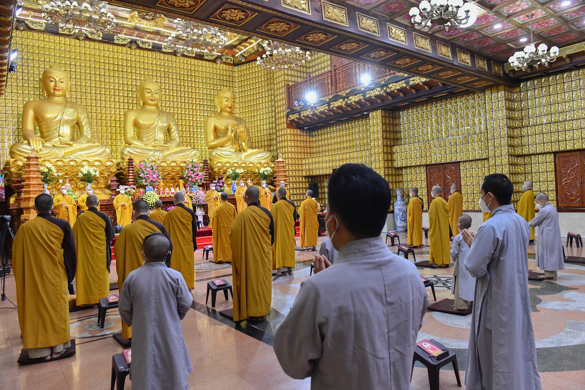 Chùa Giác Ngộ làm lễ cầu nguyện đại dịch COVID-19 tiêu trừ và tưởng niệm các anh hùng thương binh, liệt sỹ