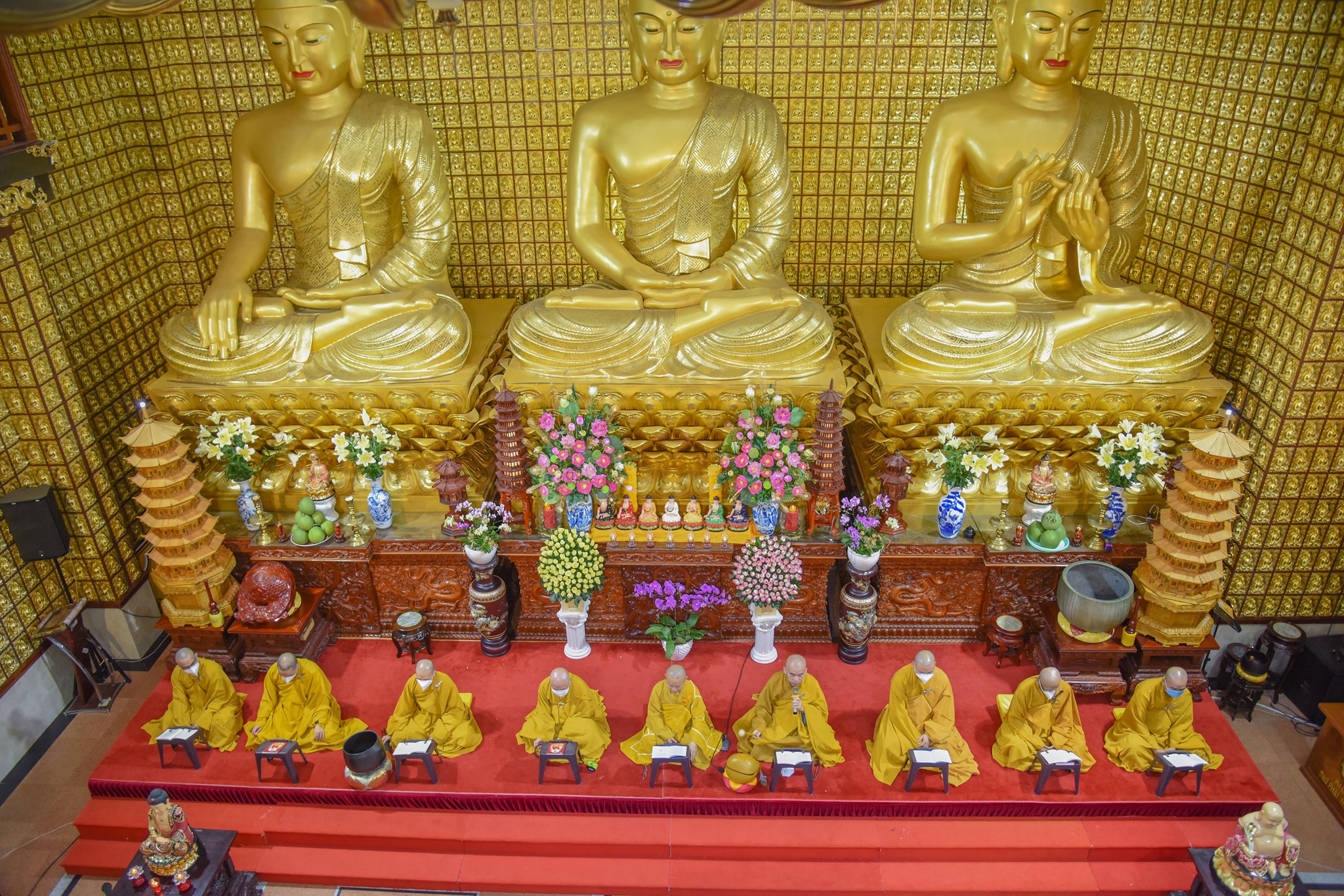 Chùa Giác Ngộ làm lễ cầu nguyện đại dịch COVID-19 tiêu trừ và tưởng niệm các anh hùng thương binh, liệt sỹ