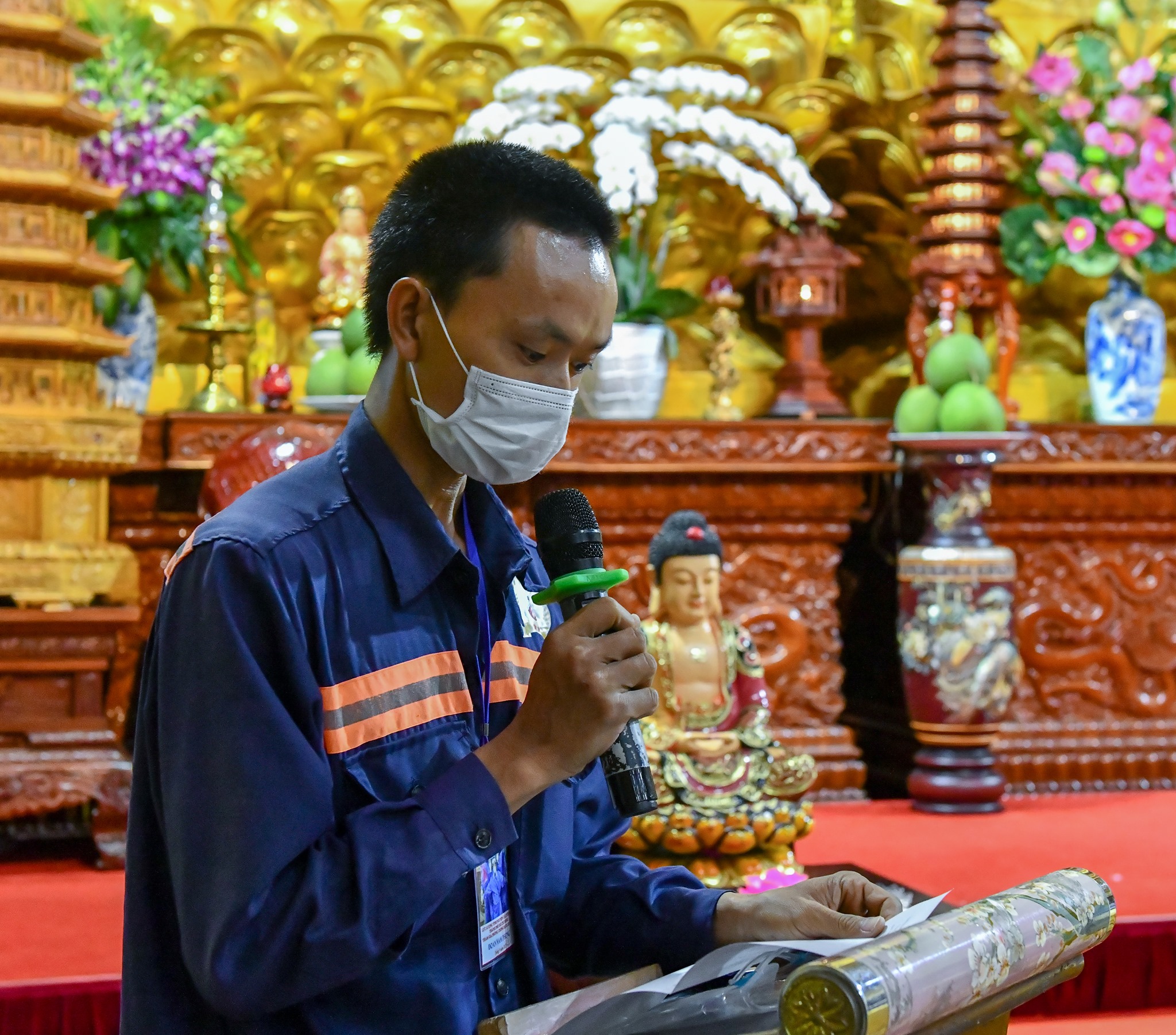 Lễ xuất quân đợt 3 của các tình nguyện viên Phật giáo