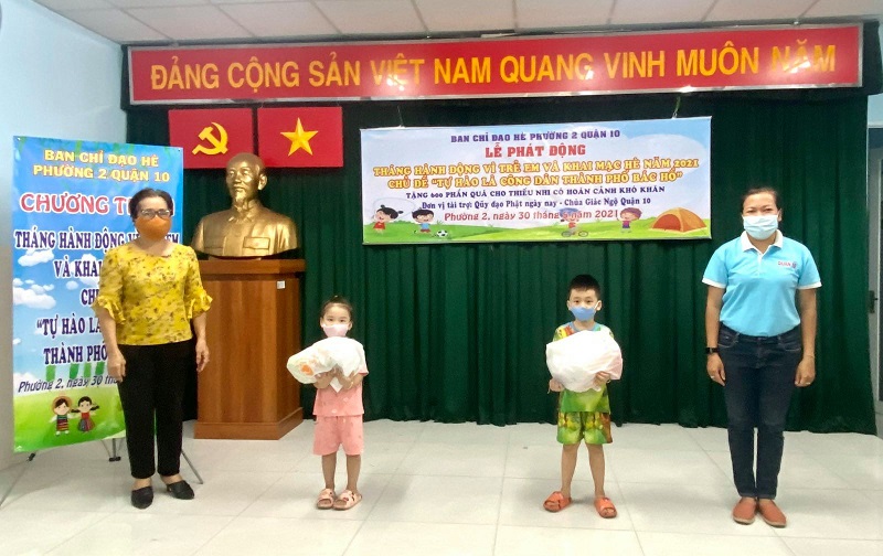 Tổng Kết Chương Trình Trao Quà Cho Trẻ Em Phường 2, Quận 10 Nhân Ngày Quốc Tế Thiếu Nhi (C274)