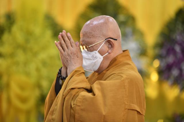 TP.HCM: Chư Tôn đức lãnh đạo Phật giáo 32 tỉnh thành khu vực phía Nam tham dự lễ truy điệu đức Đệ tam Pháp chủ GHPGVN - Đại lão Hòa thượng Thích Phổ Tuệ