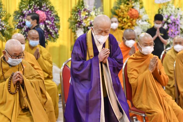 TP.HCM: Chư Tôn đức lãnh đạo Phật giáo 32 tỉnh thành khu vực phía Nam tham dự lễ truy điệu đức Đệ tam Pháp chủ GHPGVN - Đại lão Hòa thượng Thích Phổ Tuệ