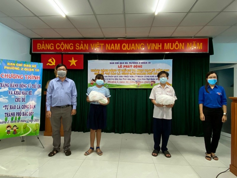 Tổng Kết Chương Trình Trao Quà Cho Trẻ Em Phường 2, Quận 10 Nhân Ngày Quốc Tế Thiếu Nhi (C274)