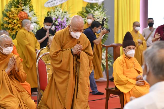 TP.HCM: Chư Tôn đức lãnh đạo Phật giáo 32 tỉnh thành khu vực phía Nam tham dự lễ truy điệu đức Đệ tam Pháp chủ GHPGVN - Đại lão Hòa thượng Thích Phổ Tuệ