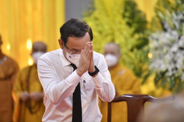 TP.HCM: Chư Tôn đức lãnh đạo Phật giáo 32 tỉnh thành khu vực phía Nam tham dự lễ truy điệu đức Đệ tam Pháp chủ GHPGVN - Đại lão Hòa thượng Thích Phổ Tuệ