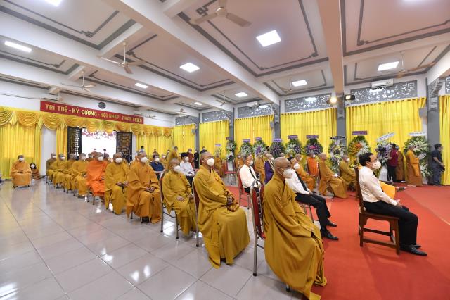 TP.HCM: Chư Tôn đức lãnh đạo Phật giáo 32 tỉnh thành khu vực phía Nam tham dự lễ truy điệu đức Đệ tam Pháp chủ GHPGVN - Đại lão Hòa thượng Thích Phổ Tuệ