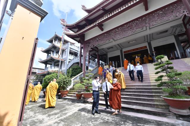 TP.HCM: Chư Tôn đức lãnh đạo Phật giáo 32 tỉnh thành khu vực phía Nam tham dự lễ truy điệu đức Đệ tam Pháp chủ GHPGVN - Đại lão Hòa thượng Thích Phổ Tuệ