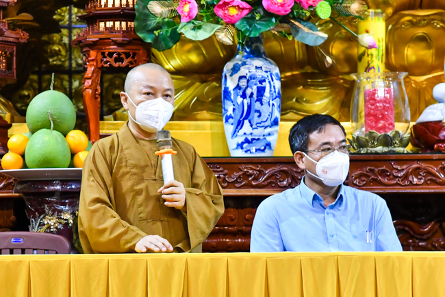 Hoạt động tích cực trong mùa dịch, Chùa Giác Ngộ nhận bằng tuyên dương công đức từ Giáo hội TP.HCM