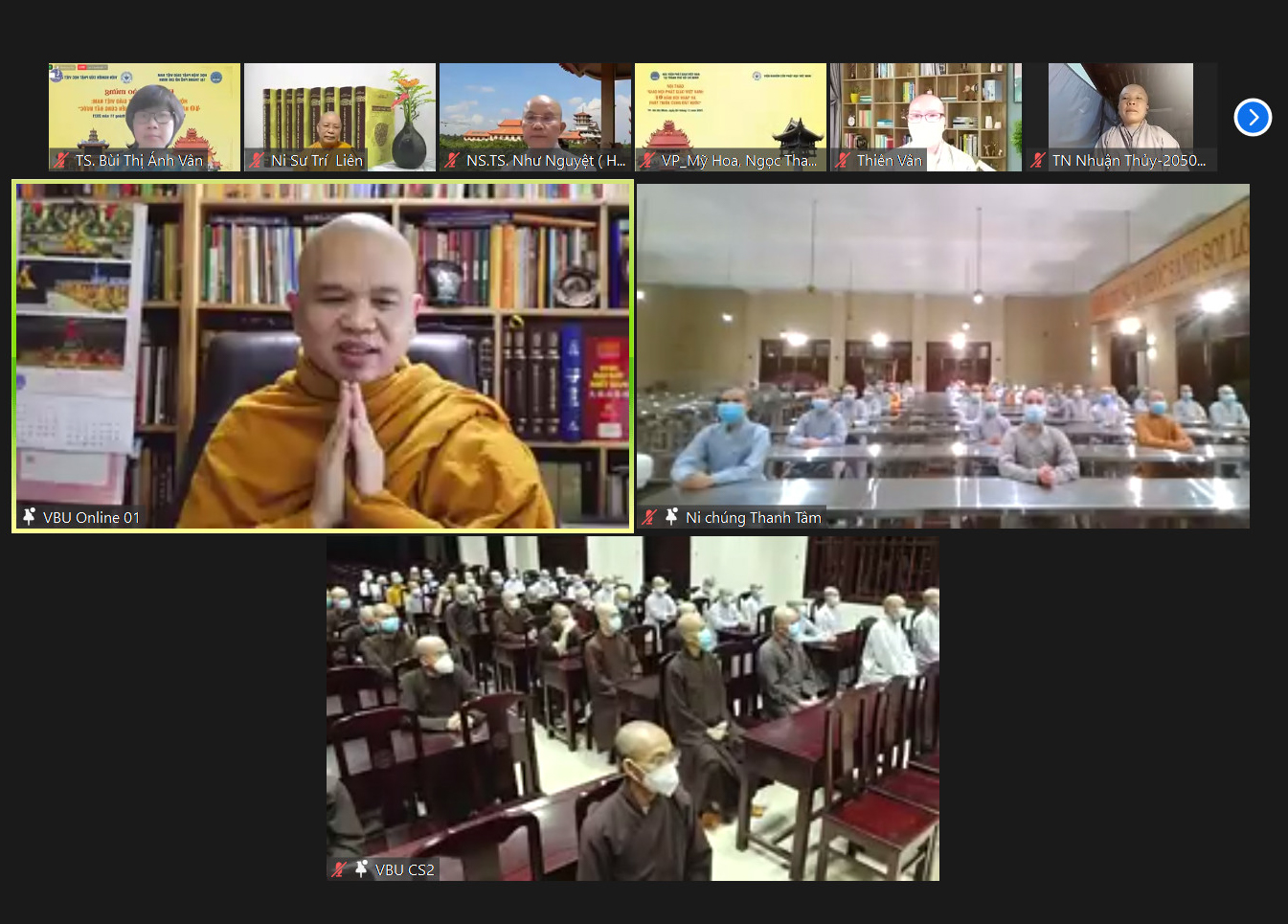 Lễ Bế mạc Hội thảo online “Giáo hội Phật giáo Việt Nam: 40 năm hội nhập và phát triển cùng đất nước”