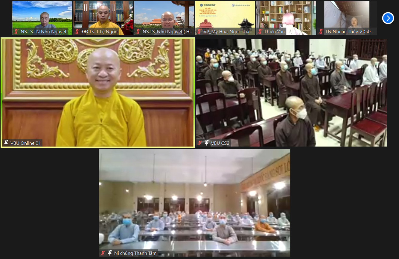 Lễ Bế mạc Hội thảo online “Giáo hội Phật giáo Việt Nam: 40 năm hội nhập và phát triển cùng đất nước”