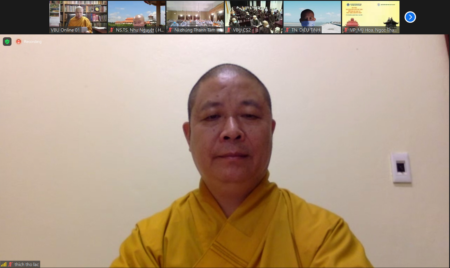 Lễ Bế mạc Hội thảo online “Giáo hội Phật giáo Việt Nam: 40 năm hội nhập và phát triển cùng đất nước”