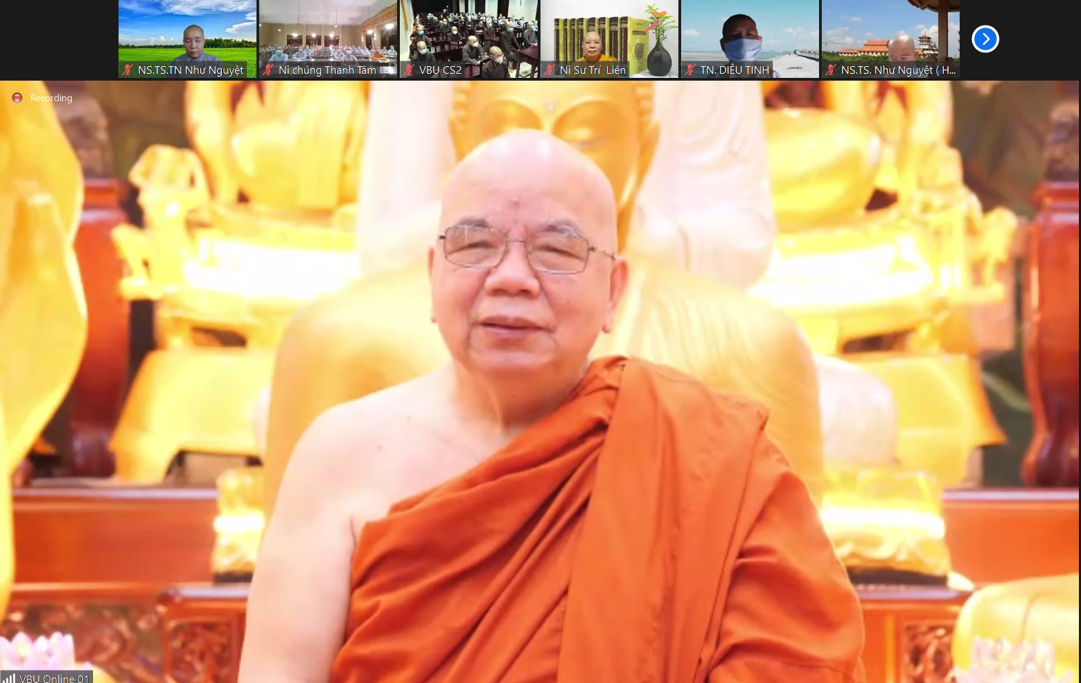 Lễ Bế mạc Hội thảo online “Giáo hội Phật giáo Việt Nam: 40 năm hội nhập và phát triển cùng đất nước”