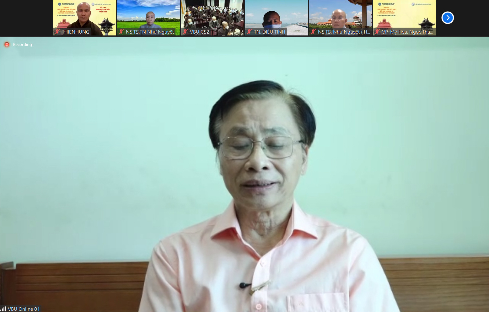 Lễ Bế mạc Hội thảo online “Giáo hội Phật giáo Việt Nam: 40 năm hội nhập và phát triển cùng đất nước”