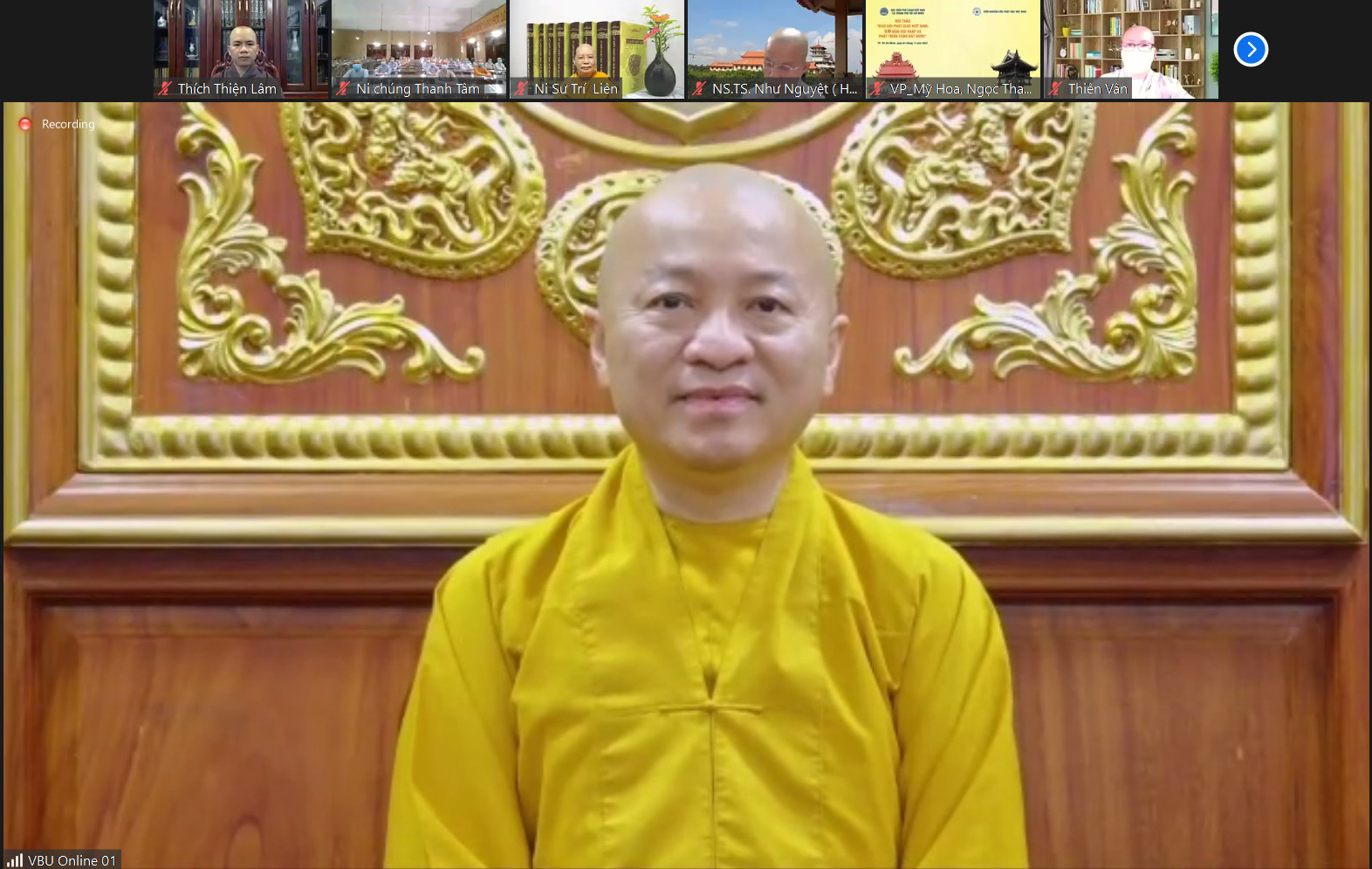 Lễ Bế mạc Hội thảo online “Giáo hội Phật giáo Việt Nam: 40 năm hội nhập và phát triển cùng đất nước”