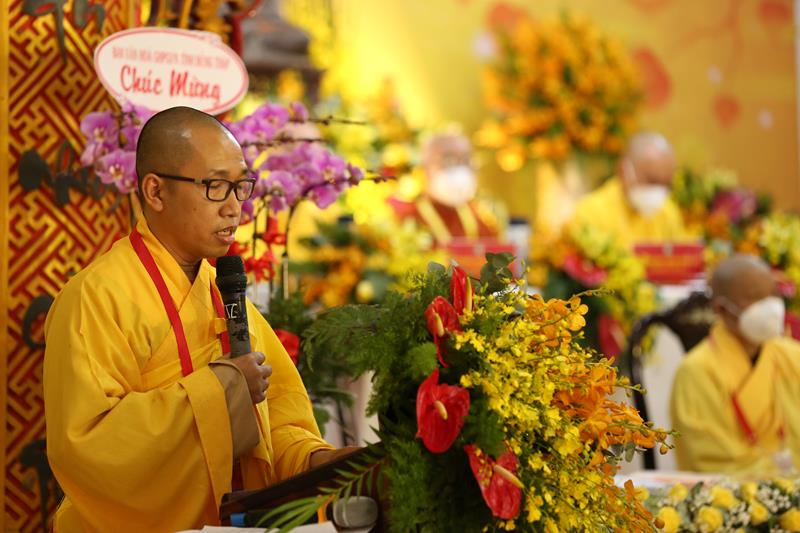 Đồng Tháp: Đại Đức Thích Phước Huệ - Tân Trưởng Ban Phật Giáo Huyện Tam Nông NK 2021 - 2026