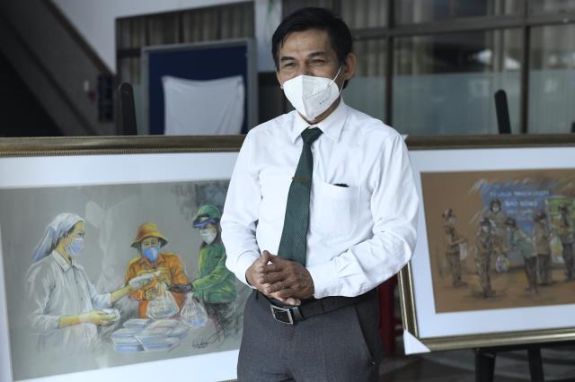 TT. Nhật Từ tham dự Hội nghị Tri ân các tôn giáo, cơ sở tôn giáo vận động tình nguyện viên hỗ trợ tại các bệnh viện điều trị bệnh nhân Covid-19