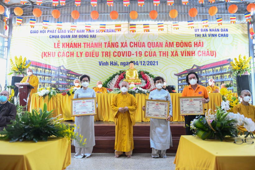 Tri ân những đóng góp để chùa Quan Âm Đông Hải hoàn tất xây dựng giai đoạn I