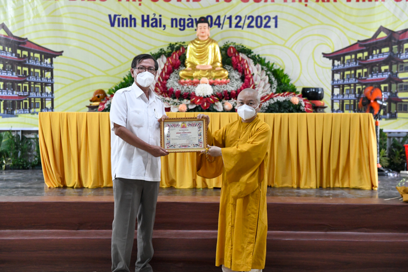 Tri ân những đóng góp để chùa Quan Âm Đông Hải hoàn tất xây dựng giai đoạn I