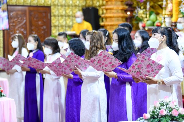 Chùa Giác Ngộ: Lễ Hằng thuận của chú rể Hoàng Long và cô dâu Ngọc Linh