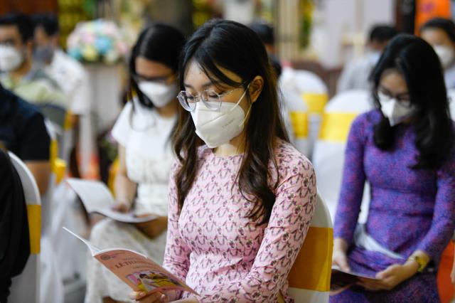 Chùa Giác Ngộ: Lễ Hằng thuận của chú rể Hoàng Long và cô dâu Ngọc Linh