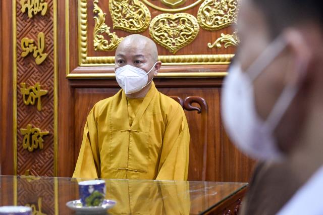 Lớp Tiến sĩ Phật học khóa II Học viện PGVN tại TP.HCM đến thăm TT. Nhật Từ nhân dịp Ngày Nhà giáo Việt Nam 20-11