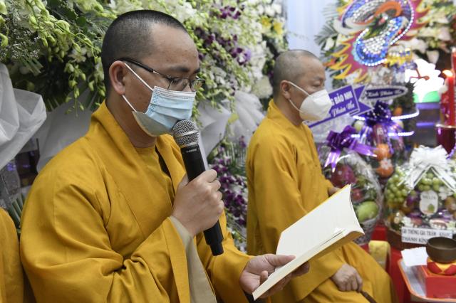 Chùa Giác Ngộ viếng tang ông Trịnh Ngọc Ánh