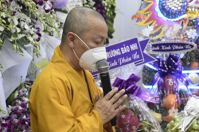 Chùa Giác Ngộ viếng tang ông Trịnh Ngọc Ánh