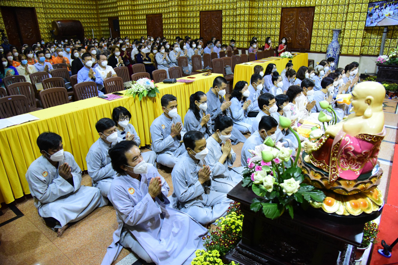 Lễ tổng kết Phật sự, thiện sự chùa Giác Ngộ - Quỹ Đạo Phật Ngày Nay năm 2021