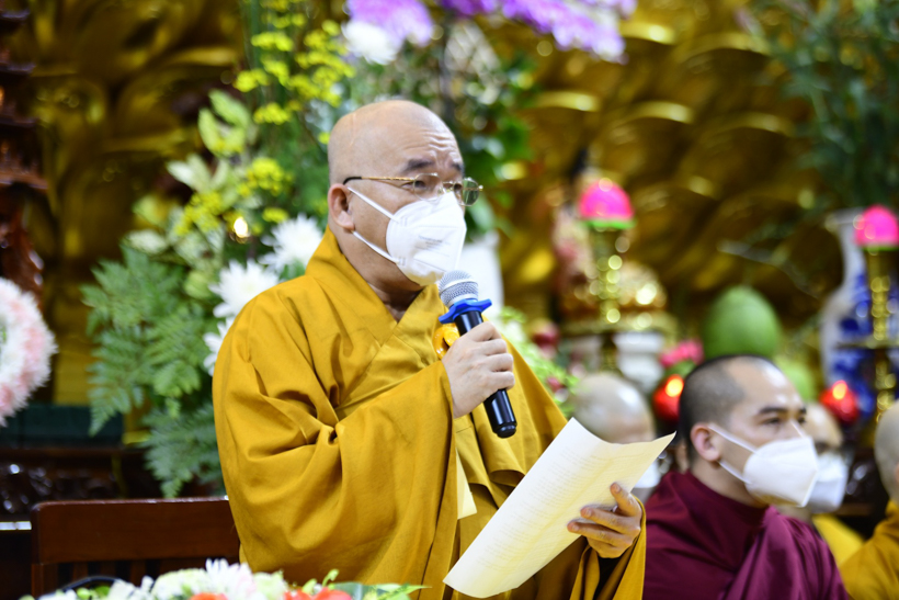 Lễ tổng kết Phật sự, thiện sự chùa Giác Ngộ - Quỹ Đạo Phật Ngày Nay năm 2021