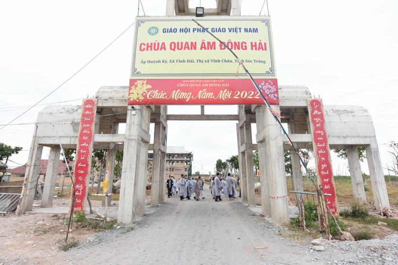 Thời thiền hành đầu tiên trong khóa tu Tuần An Lạc