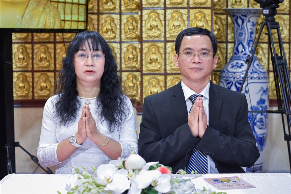 Lễ Hằng thuận của Phật tử chú rể Ngộ Tuệ Nhuận và cô dâu Nhuận Anh