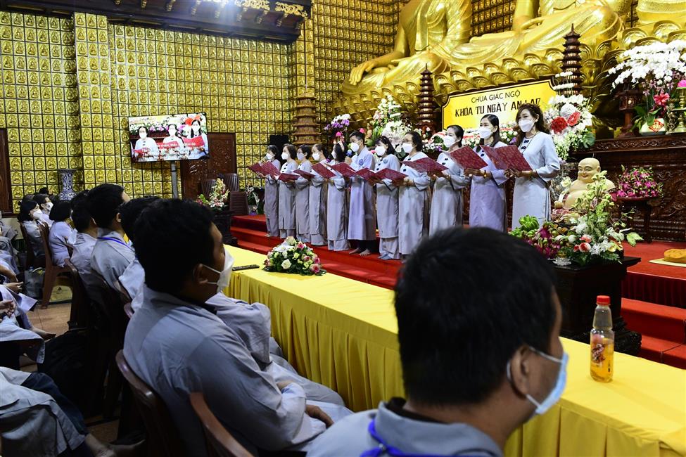 Khóa tu Ngày An Lạc: “Hoa” nở trong tâm