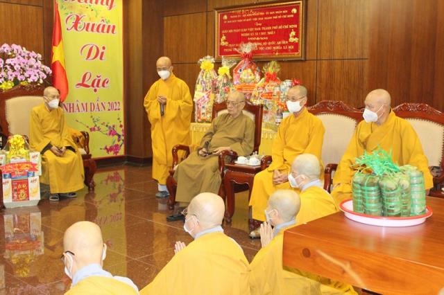 TP Hồ Chí Minh: Phân Ban Ni Giới Trung Ương Chúc Tết Chư Vị Trưởng Thượng, Chính Quyền Các Cấp