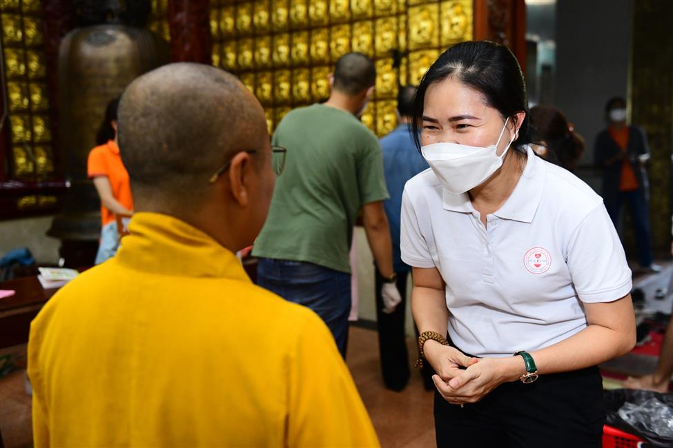 Hướng đến Đại lễ Phật đản 2022: Gần 600 người về chùa Giác Ngộ hiến máu nhân đạo (HM54)