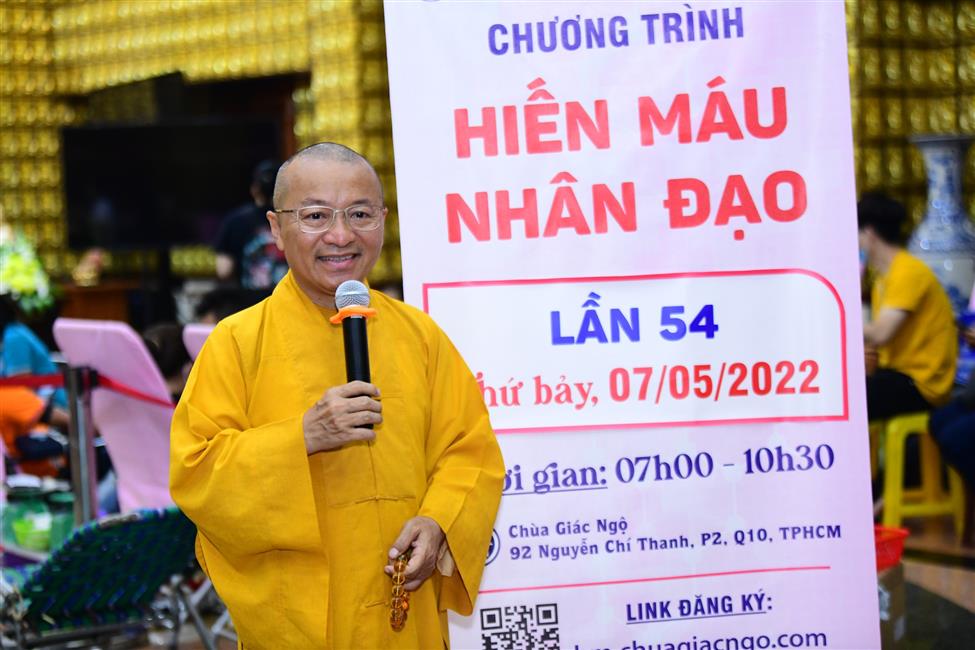 Hướng đến Đại lễ Phật đản 2022: Gần 600 người về chùa Giác Ngộ hiến máu nhân đạo (HM54)