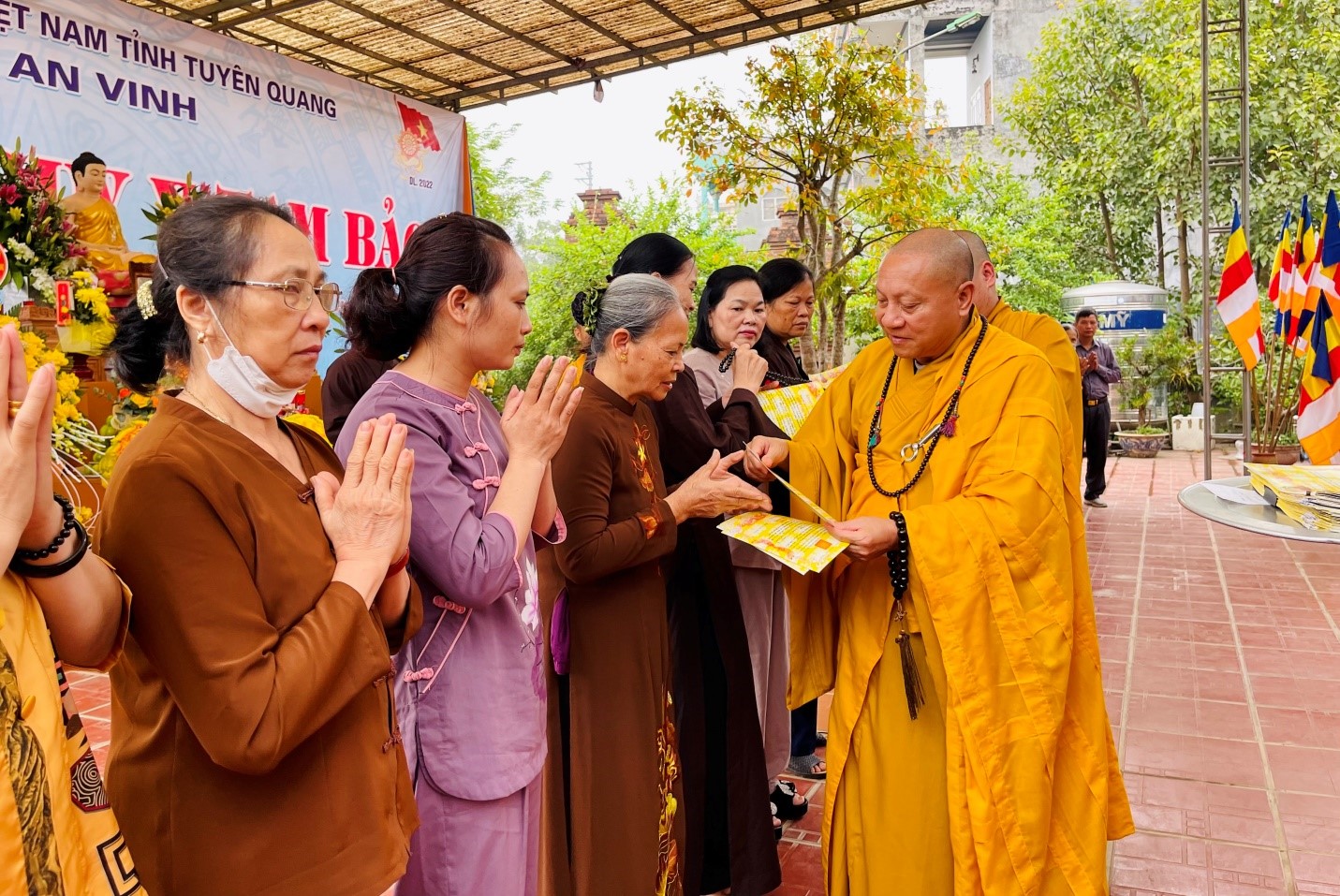 Lễ Giỗ Tổ và Quy Y Tam bảo Chùa An Vinh Tuyên Quang