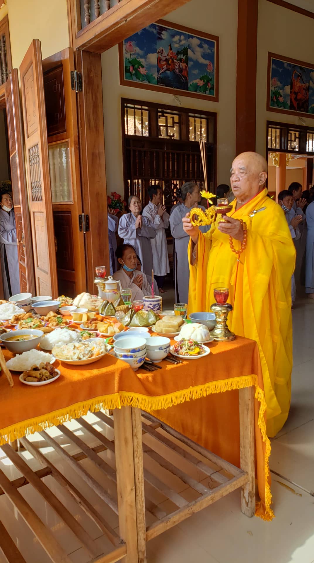Khánh Hòa: Lễ tưởng niệm tổ khai sơn chùa Phước Long