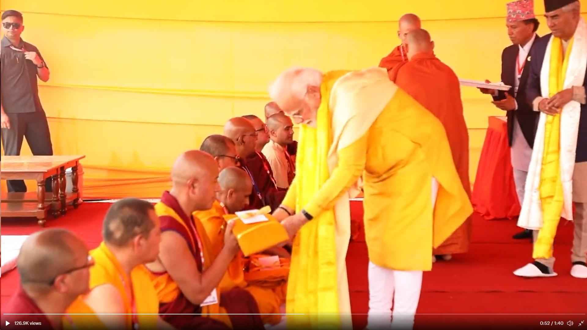 Thông Điệp Purnima của Thủ Tướng Narendra Modi Ấn Độ và sự liên kết Phật Giáo với Thủ Tướng Nepal Sher Bahadur Deuba năm 2022