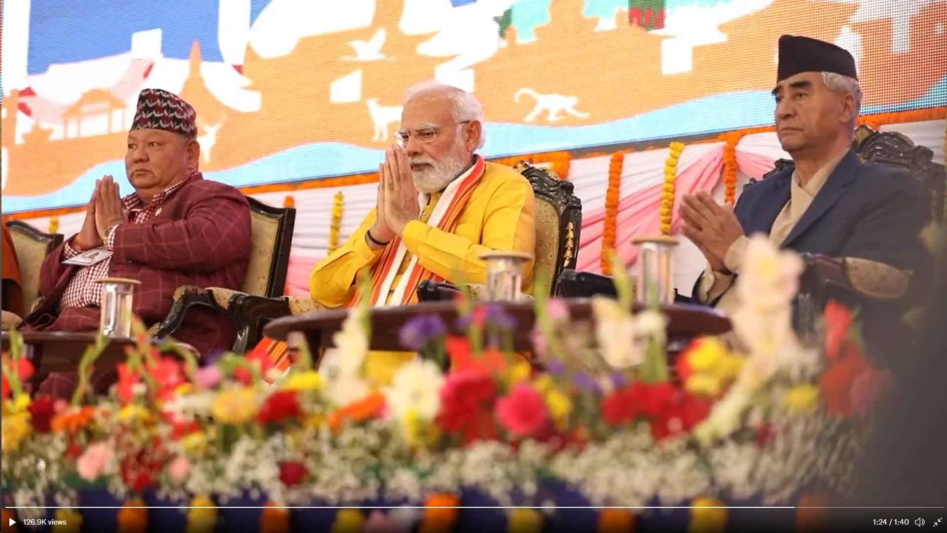 Thông Điệp Purnima của Thủ Tướng Narendra Modi Ấn Độ và sự liên kết Phật Giáo với Thủ Tướng Nepal Sher Bahadur Deuba năm 2022